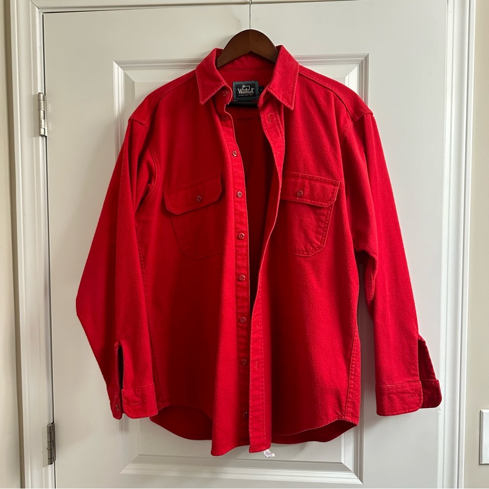 LIKE NEW Woolrich over shirt 100% cotton